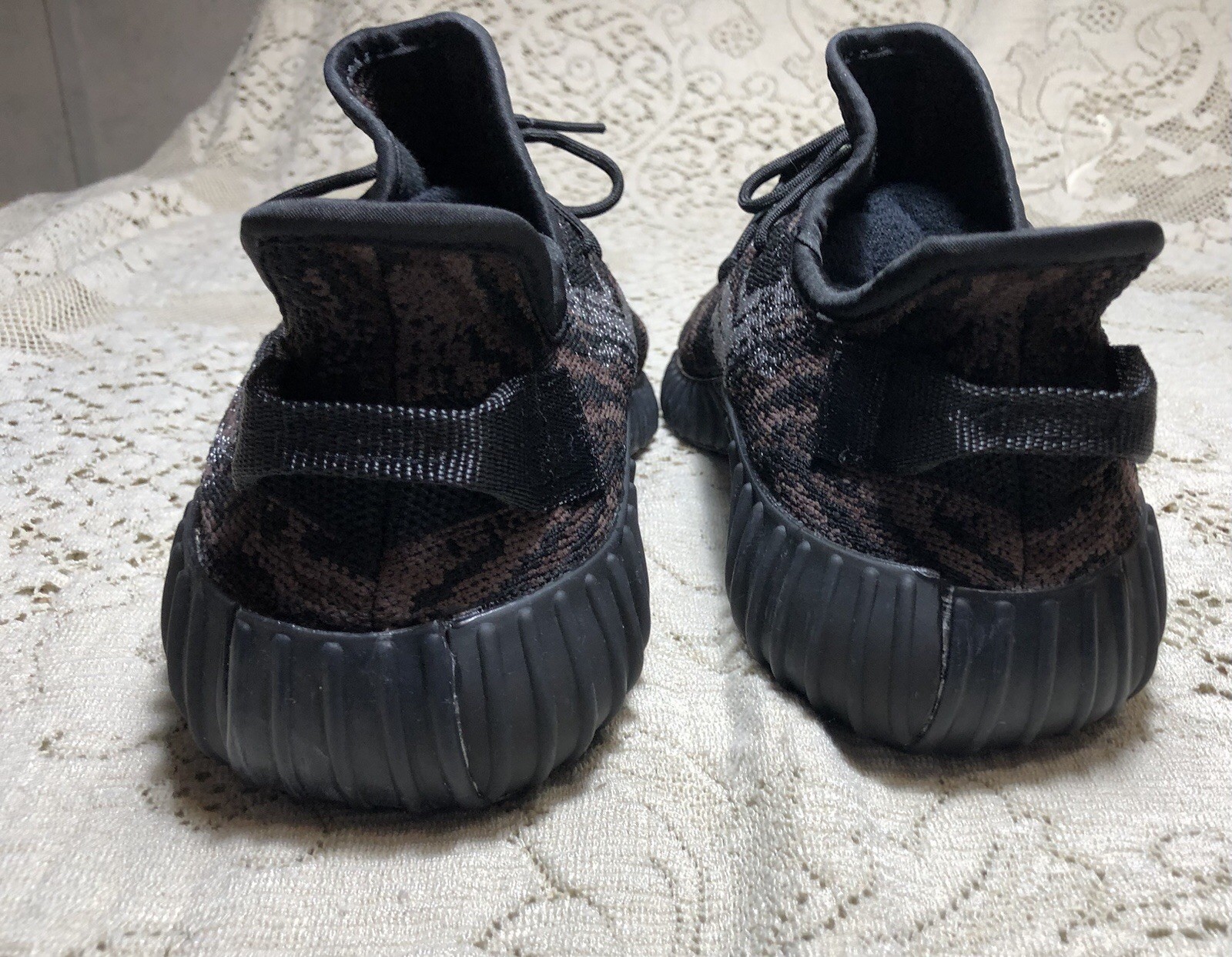Adidas Yeezy Boost 350 V2 MX Rock Black Brown Knit Men’s Size 8 Sneakers NWOT•A1 thumbnail 3