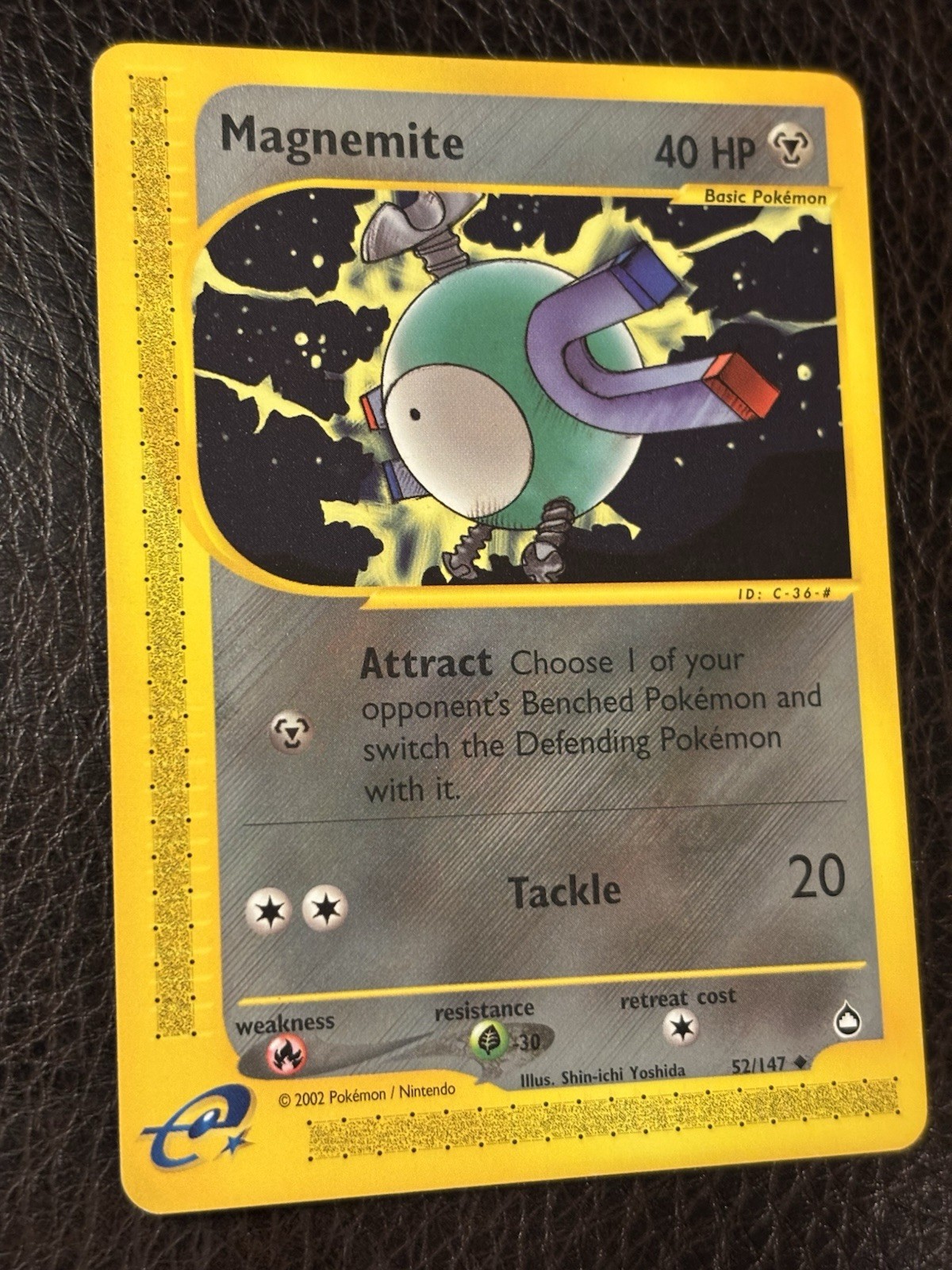 Pokémon TCG Magnemite Non Holo 52/147 Aquapolis E