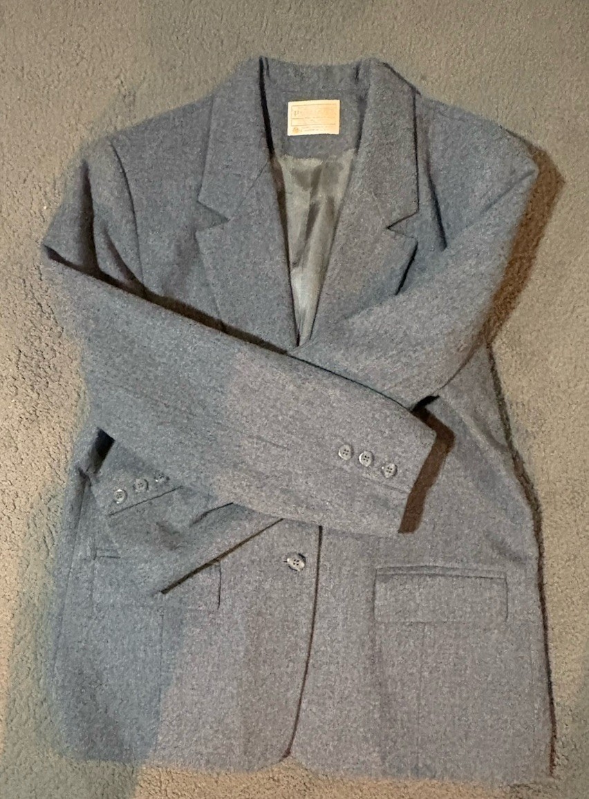 Pendleton Woolen Mills Gray Blazer Jacket Women’s… - image 2