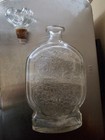 Vintage 1960s Schenley Liquor Glass Whiskey Bottle Decanter with Cork Stopper — photo 3