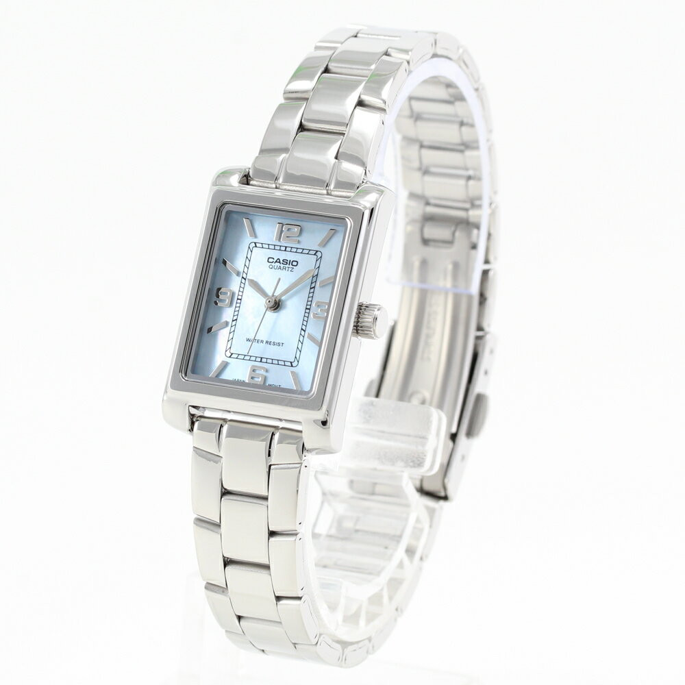New CASIO Standard LTP-1234DS-2A Ladies Watch Quartz Analog Square