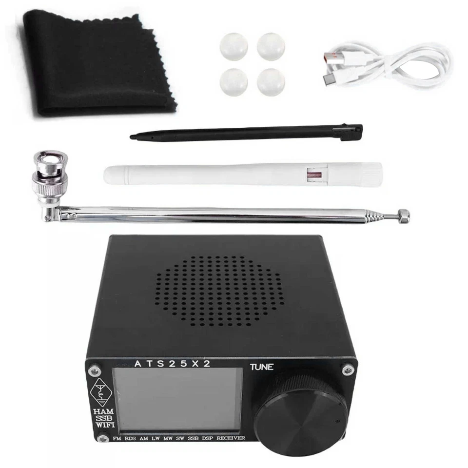 Multi-Function ATS25X2 WIFI Radio Receiver FM RDS AM LW MW SW SSB DSP Antenna - Image 3 of 4