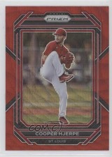 2023 Panini Prizm Ruby Wave Prizm Cooper Hjerpe #134 6o3