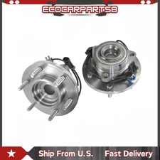 2Pcs Wheel Hub Bearings Front For 2006 2007 2008 2009 2010 Hummer H3 with ABS