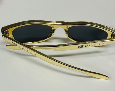 Dota 2 Gold Sunglasses TI6 Glasses The International Valve Steam Genuine Shades