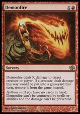 Demonfire - Heavy Play MTG Duel Decks: Jace vs Chandra
