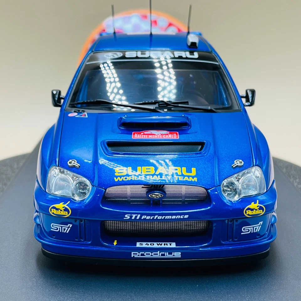 AUTOart 1/18 Subaru Impreza WRC WRX 2003 Solberg Mills #7 Monte Carlo 80391 - Image 3 of 4