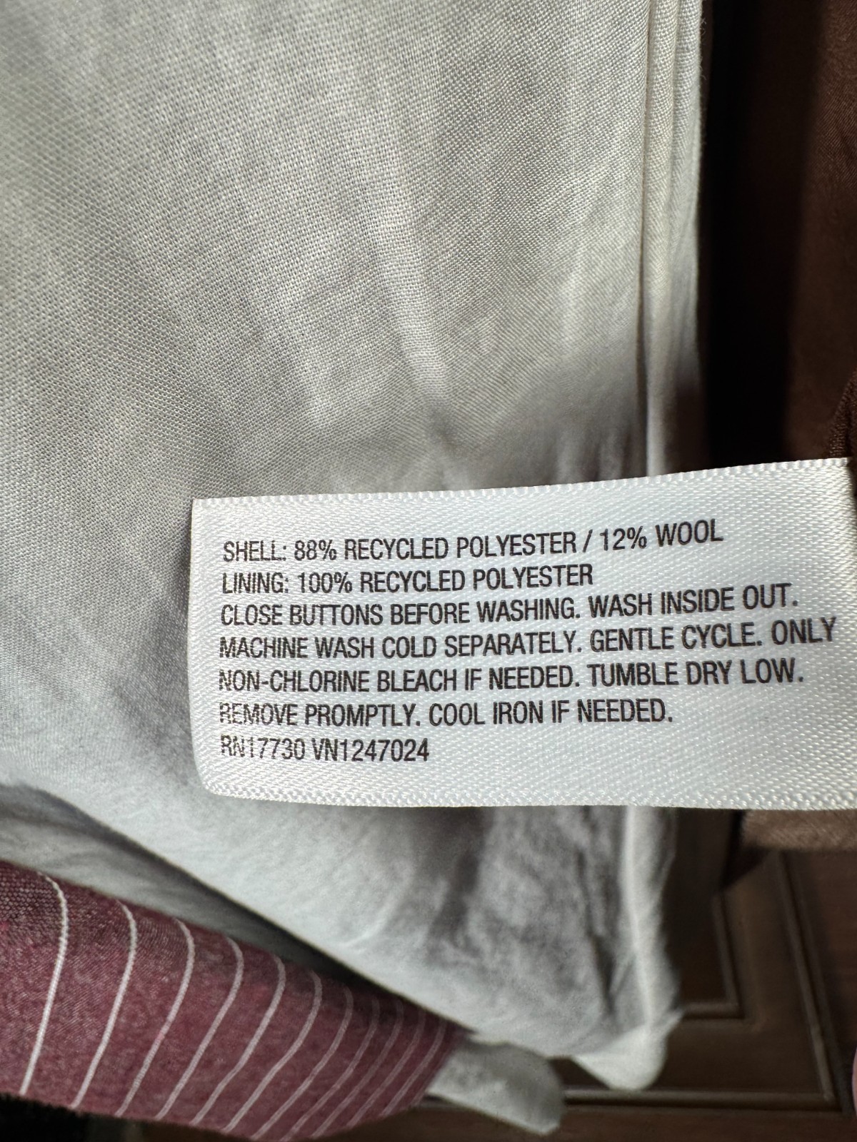 Mens Brown PATCHWORK Herringbone Check BIG & TALL… - image 7