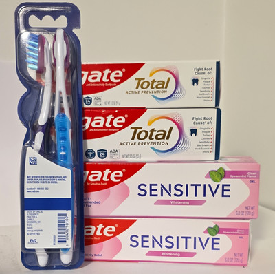 Colgate Total Active Prevention + Sensitive Whitening Spearmint Gel Lot