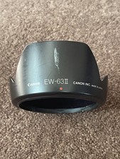 Genuine Canon EW-63II Petal Bayonet Twist-On Lens Hood 58mm (EF-S 18-55mm)