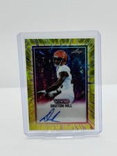2025 Leaf Vivid DAXTON HILL Authentic Auto Autograph 1/1 🔥