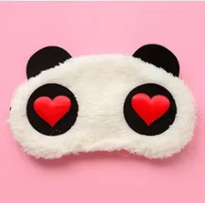 1Pc Cotton Cartoon Face Sleep Eye Mask Cute Funny Eye Cover Sleeping Mask Travel