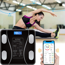Smart Weight Scale Body Digital Bathroom Scale BMI Bluetooth Body Fat Scale US