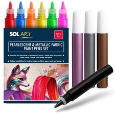10-30pk Fabric Paint Pens Permanent Marker Acrylic Paint Pens Paper Wood Canvas