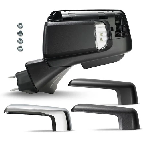 Left Side Mirror w/ Memory w/ BSD For 2019-2025 Chevy Silverado 1500 16 Pins