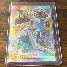 Topps 2026 Titans of the Game James Wood Nationals #TOG-15 Insert Card