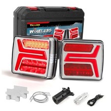 Wireless Trailer Lights Kit, 58 LED Magnetic Tow Lights with Stop Wilreless