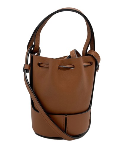 LOEWE Nano Balloon Bag Leather Shoulder Bag Women Used Authentic