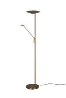 Led Deckenfluter Wohnzimmer Dimmbar Messing Antik Lesen 30 W Stehlampe Flexibel