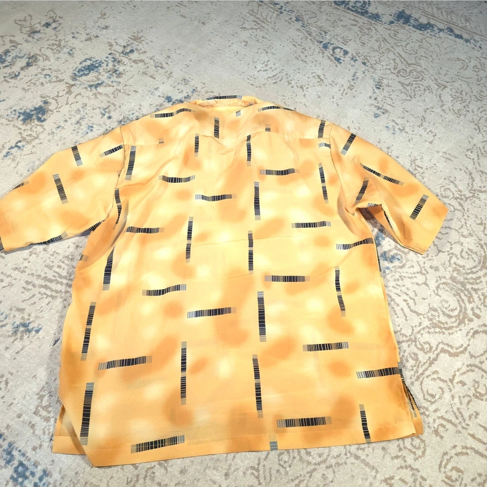 Lote de 2 camisas abotonadas manga corta hombre platino talla 4XLT multicolor Foto 4 de 4