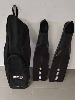 Apnoe Flossen Carbon Beuchat Gr. 43-44.