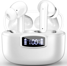 Wireless Earbuds, Bluetooth 5.3 Headphones,Enc Noise Cancelling, Bluetooth Earbu