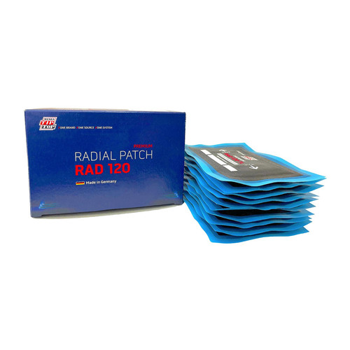 RAD120 Radial Tire Patches – 4-7/8” x 3" Self-Vulcanizing Flat Tire Universal...