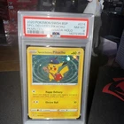 2020 Pokemon Sword And Shield Black Star Promo Special Delivery Pikachu PSA 8