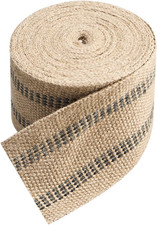 Craft Jute Webbing Tape, 3.5" X 10 Yd,Upholstery Webbing for Chair Repair, Sofa,