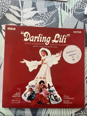 Darling Lili Julie Andrews Henry Mancini Vintage 1970s LP 12  Record Film Album