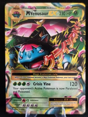 Pokémon TCG M Venusaur EX XY  Englisch Ultra Rare Holo KP 230 EX Mega
