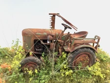 Weathered Tractor Barn Find 1955 Fendt 20 G  Rusty Universal Hobbies 1/43