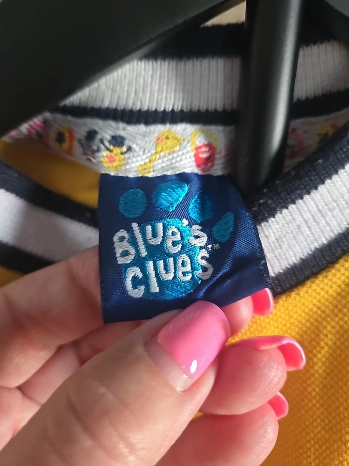 Camisa DE COLECCIÓN BLUES PISTAS 1999 AMARILLA Niños 4T Usada Foto 2 de 4