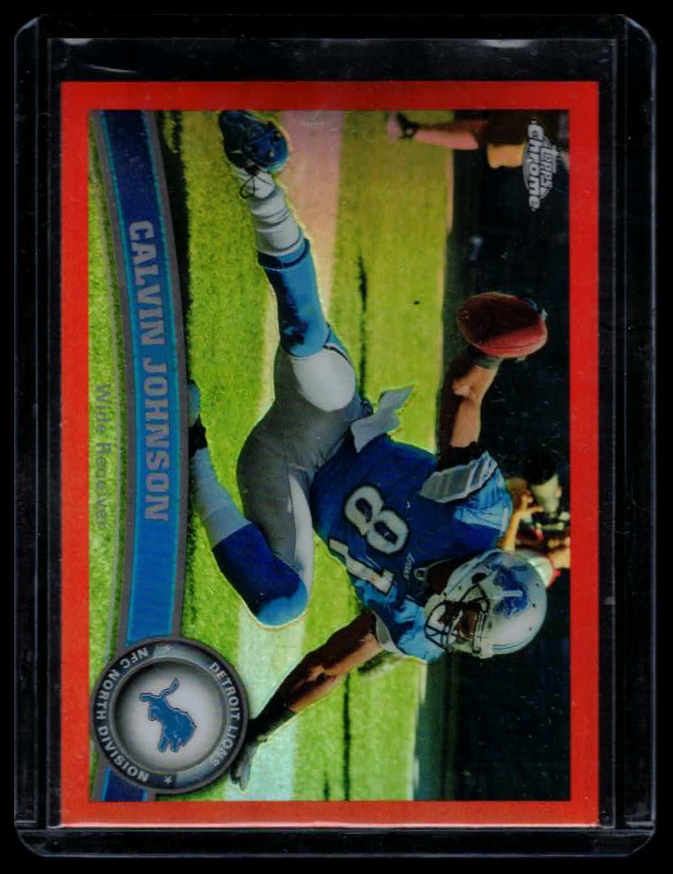 2011 Topps Chrome #8 Calvin Johnson Orange Refractors