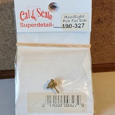 Steam Headlight Pyle Standard With Flat Number Boards Brass Cal Scale 190-327