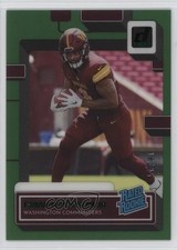 2022 Panini Clearly Donruss Rated Rookie Green /25 Brian Robinson Jr #77 hg6