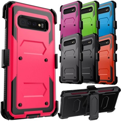 For Samsung Galaxy S10/S10+/S10e Rugged Case Shockproof Cover Screen Protector