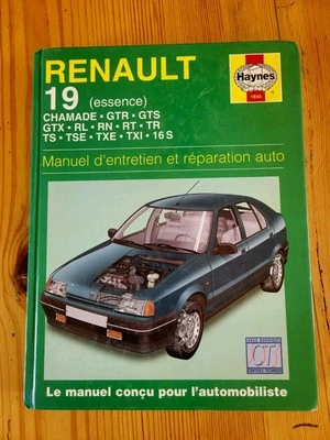 HAYNES RENAULT 19 ESSENCE CHAMADE GTR MANUEL D'ENTRETIEN ET DE REPARATION AUTO - Photo 1/2