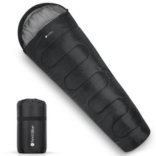 4 Season Single Sleeping Bag Waterproof Outdoor Camping Hiking Mummy Zip Bags