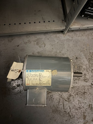 #ad #ad NEW NO BOX Marathon Electric Motor H150 3 4 HP 5VM143TTDR5376 AB P 1145RPM 60 HZ $233.33