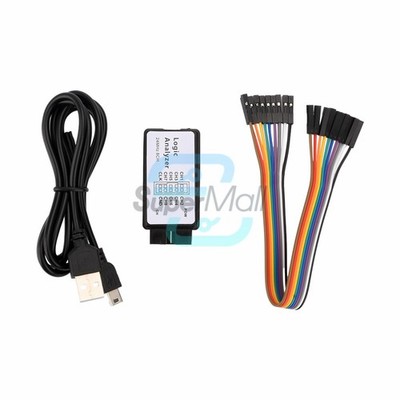 USB Logic Analyzer Device Set USB Cable 8CH 24MHz for ARM FPGA M100