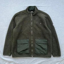 Vuori Idyllwild Fleece Sherpa Jacket Full Zip Men's XXL Green Chore Coat V543