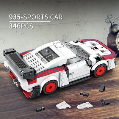 MOC LEGO Car: Reobrix 792 Porsche 935 Building Blocks Set (346 Pcs