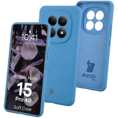 Handyhülle für Xiaomi Redmi Note 15 Pro 4G Bizon Case Cover Schutzhülle Blau