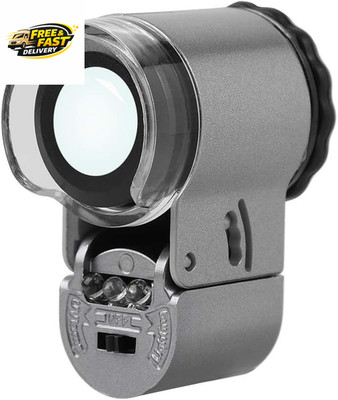 50X Jewelry Loupe Mini Pocket Magnifier Portable Microscope Magnifying Glass