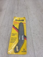 Ardell Swivel Carpet Knife with 3 Blades #77-7500 Made in USA