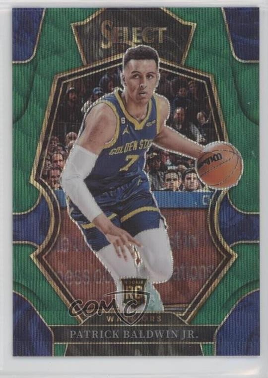 2022 Panini Select Green Wave Prizm 19/50 Patrick Baldwin Jr #193 Rookie RC 0t30