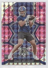 2022 Panini Mosaic Rookies Pink Camo Mosaic Prizm Daniel Bellinger #362 0qi3