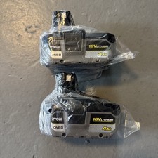 OEM RYOBI PBP004 ONE 18V 4.0Ah Lithium-Ion HIGH PERFORMANCE Battery 2 Pack New