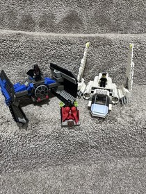 Lego 7166 7150 Imperial Shuttle And Tie Fighter Star Wars Incomplete